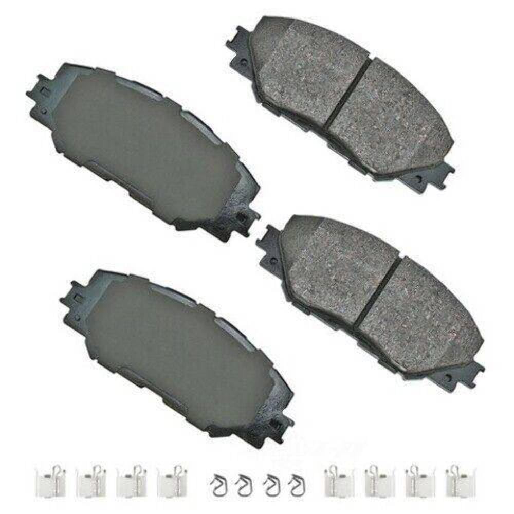 Photo 1 of Akebono ACT1210A Ultra-Premium Ceramic Front Disc Brake Pads , GREY