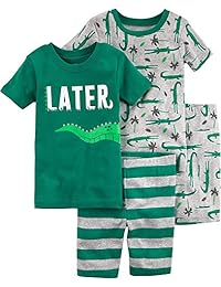 Carter 's Boys' 2T-7 Cangrejo Pyjama (4 piezas)