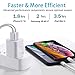 LEEKOTECH USB Wall Charger, 3-Pack 2.1A Dual Port USB Plug Power Adapter Wall Charger Charging Block Cube Compatible with iPhone XR Xs Max X 8 7 6 Plus 5 4, Samsung, LG, ZTE, Moto, Android Phone More