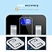 Bathroom Weight Scale, Lumsing Digital Body Fat Scale with Tempered Glass Surface and 10 Users Auto Recognition, 400lbs/180kg Capacity (Black)