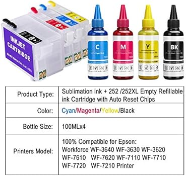 epson wf 7720 empty ink cartridge