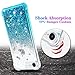 Ruky for iPhone 7 8 Case, iPhone SE 2022 Case, Gradient Quicksand Series Glitter Floating Liquid Bling Sparkle Soft TPU Protective Girls Women Case for iPhone 6/6s/7/8/SE 2020 & SE 2022, Gradient Teal
