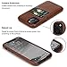 TENDLIN Compatible with iPhone 11 Pro Max Case Wallet Design Premium Leather Case with 2 Card Holder Slots (Brown)