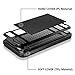 Vofolen Case Wallet Card Slot Holder Dual Layer Protective Shell Shock Absorbing Tough Bumper Cover Black