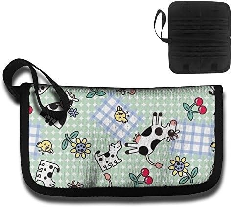 Casual Cow Milk Animal RFID Blocking\r\nBifold Id Wallet Credit Card Holder For Women/man Holders