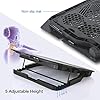 TopMate-C5-Laptop-Cooler-Cooling-Pad-Quiet-Cooling-Fan-2400-RPM-High-Speed-5-Adjustable-Height-Cooling-Stand-With-LCD-Screen-Suitable-for-10-156-Laptop Laptop Cooling Pad