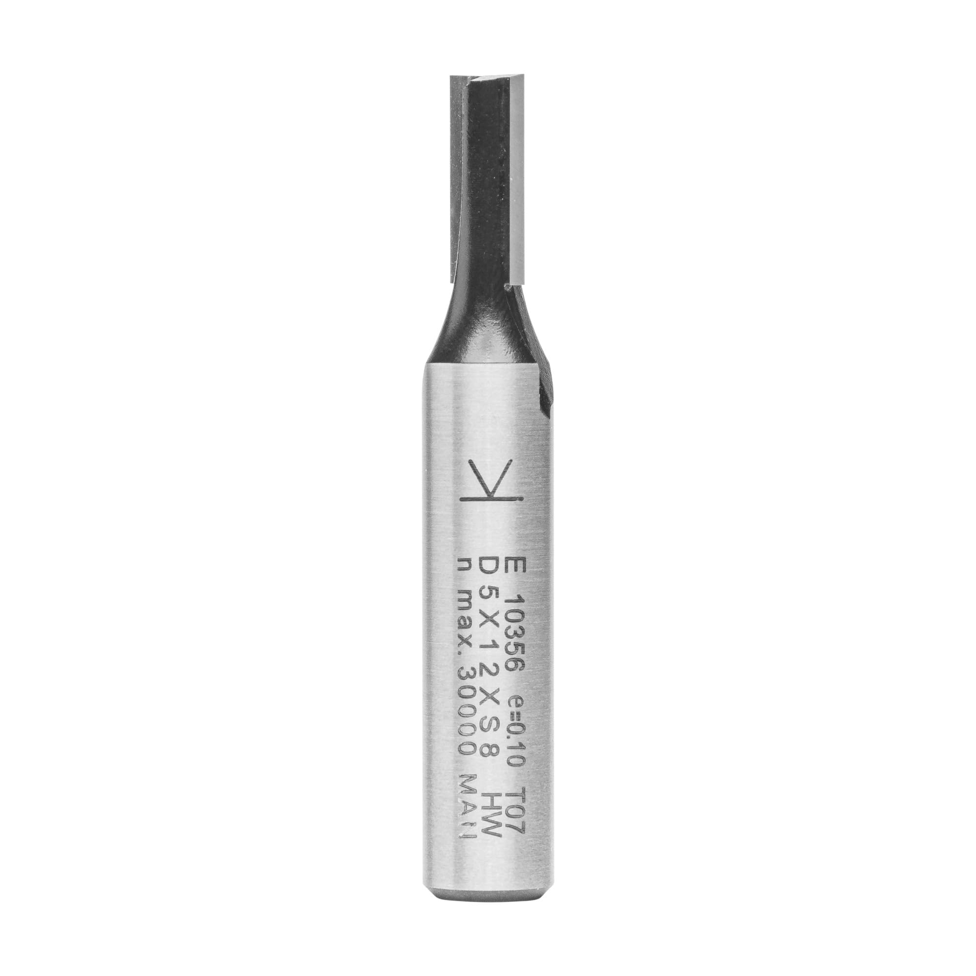 ENT 10356 Straight Cutter Tungsten Carbide TC, Shank (S) 8 mm, Diameter (D) 5 mm, NL 12 mm, SL 32 mm, GL 50 mm — image 1