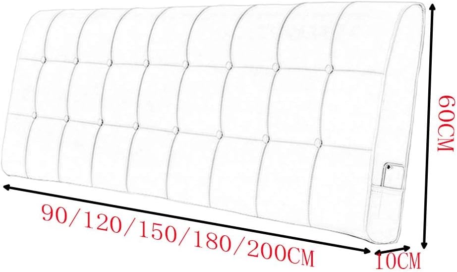 Colore Champagne Dimensioni 90cm 6 Colori 5 Misure Disponibili Congming Testiera Cuscino Per Schienale Cuscino Testiera Letto Singolo Doppio Lavabile Casa E Cucina Camera Da Letto Landknirpse De