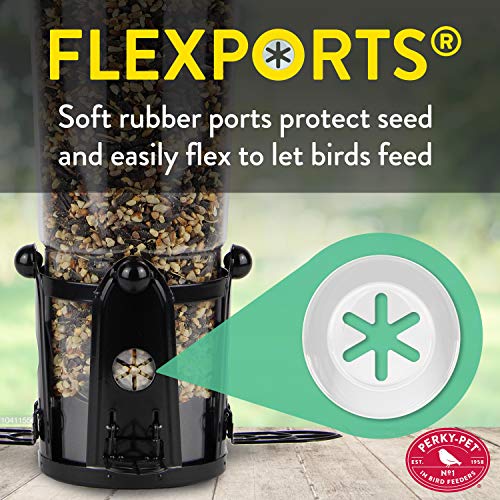 PerkyPet 3331SR SquirrelBeGone Max Large Wild Bird Feeder with