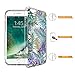 iPhone 6 Case, Clear iPhone 6s Case, MOSNOVO Tropical Palm Tree Leaves Clear Design Printed Transparent Plastic Hard Back Phone Case with TPU Bumper Protective Cover for Apple iPhone 6/6s (4.7 Inch)