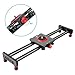 Neewer Camera Slider Carbon Fiber Dolly Rail, 19.7 inches/50 Centimeters with 4 Bearings for Smartphone Nikon Canon Sony Camera 12lbs Loading