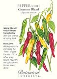 Cayenne Blend Hot Pepper Seeds - 200 mg - Hot
