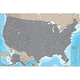 Waypoint Geographic Scratch-Off USA Wall