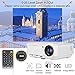 Wireless WiFi HDMI Android Projector 4600 Lumen LCD LED Smart Multimedia Video Projector Home Theater Support HD 1080P Airplay HDMI USB RCA VGA AV for Smartphone DVD Game Console Laptop Outdoor Moviethumb 1