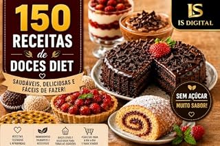 Livro 150 Receitas: Doces Diet