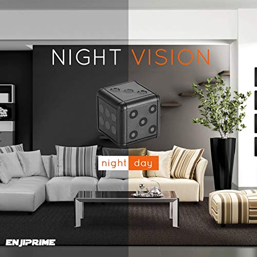 Mini Wireless Action Dice Camera - Full HD Cameras with Motion Detection & Night Vision, Monitoring and Cam Recorder for Home & Office, Nanny Cam, Camaras para Casas