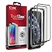 iCarez Tempered Glass Screen Protector for iPhone 11 Pro Max 6.5-Inch 2018, 2-Pack Full Coverage
