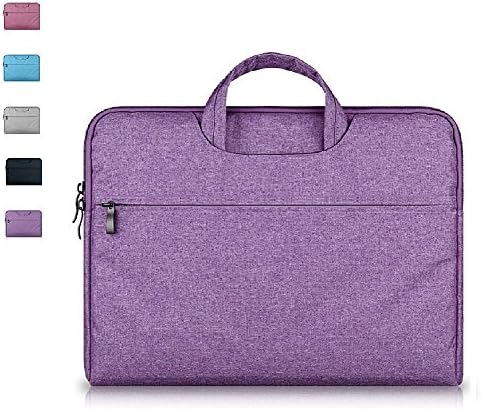 11 - 11.6 inch Soft Laptop Tablet Sleeve, iMoreGro Case Cover with Handle and Zipper, Neoprene Sleeve Case for Notebook Computer / MacBook / MacBook Air / Chromebook - Purple