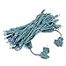 Novelty Lights 25ft 50 LED Blue Christmas Lights Outdoor/Indoor, 6
