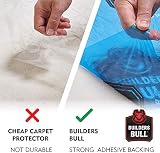 Builders Bull Heavy-Duty Carpet Protector 50m Self-Adhesive Waterproof Roll view 2