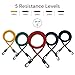 Mpow G-2 Resistance Bands, Upgraded Stretch Bands with Band Guard & Stable Hooks, Anti Snap Exercise Bands Set for Losing Body, Strengthening, Shaping Body, Rehabilitative Exercises, for Home/Gym