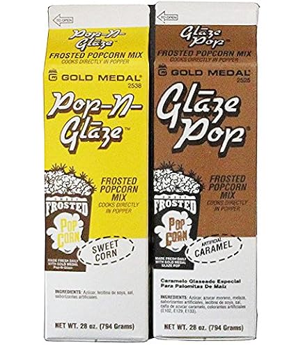 Amazon.com: Gold Medal Chocolate Glaze Pop Frosted Popcorn Mix, 28