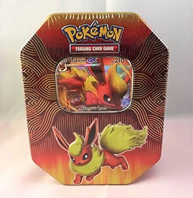 Caja Metalica Pokemon Flareon gx (español) : Amazon.es: Juguetes y juegos