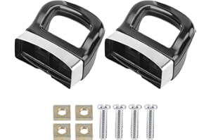 EKDJKK 2Pcs Pot Short Side Handles Sauce Pot Panhandle Cooker Steamer Holder Handle Replacement Handgrip for Metal Pressure Pan Black Type A One Size