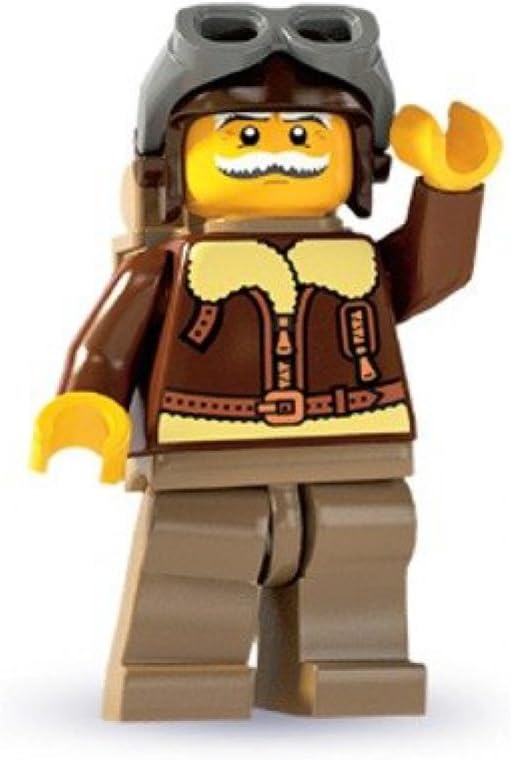 Old Timer Pilot Mini-Figure 