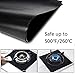 Gas Range Protectors 6 Packs, FengNiao Reusable Cuttable Gas Stove Burner Covers , Non-Stick, Fast Clean, FDA approved