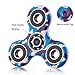 EDC Fidget Spinner Stainless Steel Bearing,Guarantee 2-4 minutes Long Spin Time, Stress Reducer Toy Relieves ADHD Anxiety and Boredom (Blue Camouflage)