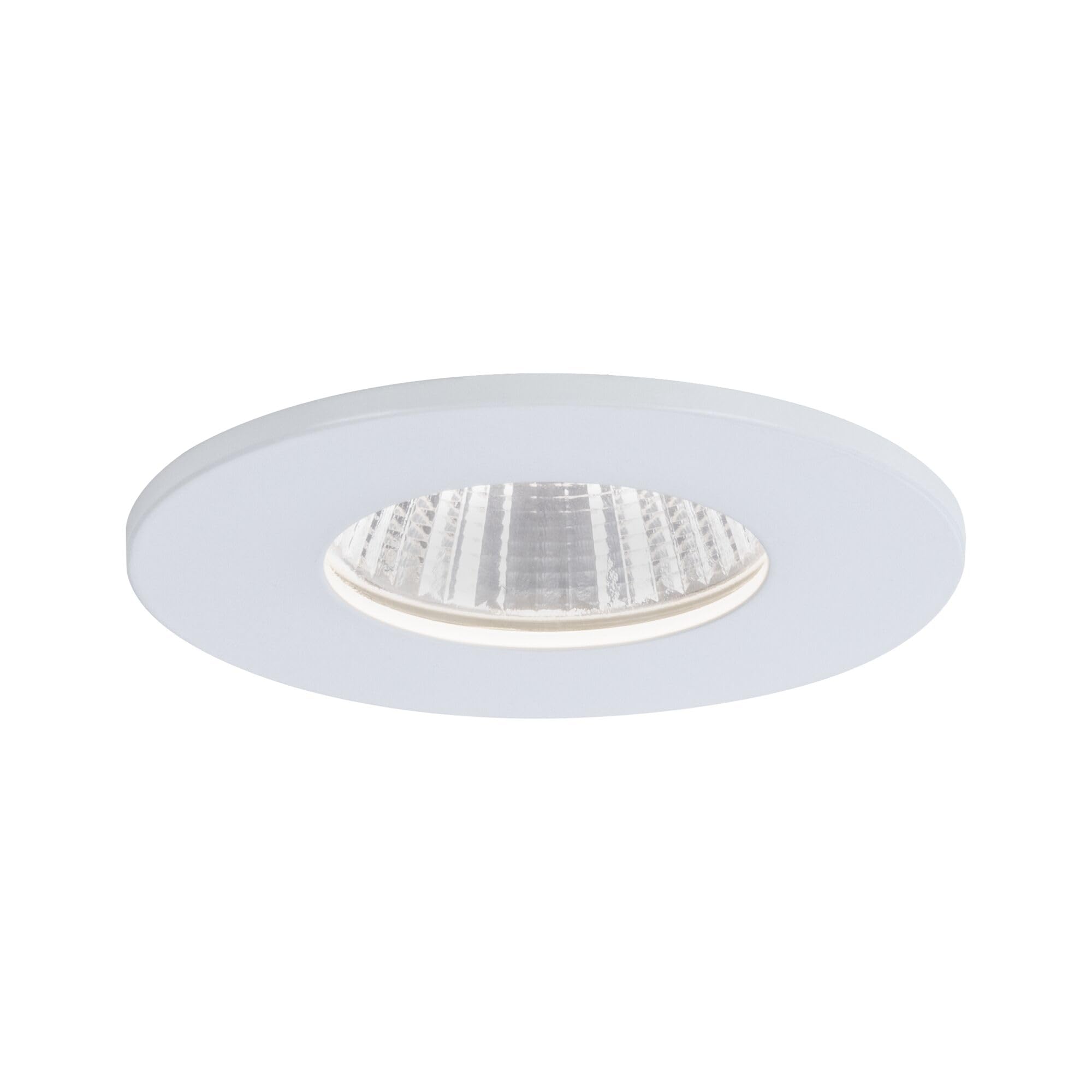Paulmann 93670 Calla LED recessed luminaire Round incl. 1x7W recessed Spotlight IP65 White matt spot Plastic, Aluminium recessed lamp 4000K