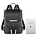 Vbiger Backpack Shoulder Handbag Stylish Lovely for Women (Black)