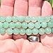 CHARGED Green Aventurine Crystal Bracelet 8mm Round Tumble Polished Stretchy + Selenite Baby Heart Charging Crystal (GAIN CREATIVITY, COURAGE, INDEPENDENCE, PROSPERITY - BALANCES EMOTIONS)