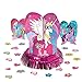 My Little Pony Decoration Party Supplies Pack - Hanging Swirls, Jumbo Letter Banner, and Table Decorating Kit