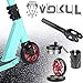 VOKUL Complete Pro Scooter for Kids Boys Girls Teens Adults Up 7 Years - Freestyle Tricks Pro Stunt Scooter with 110mm Metal Wheels - High Performance Gift for Skatepark Street Tricks