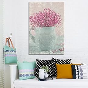 Vintage Style Pink Flowers in The Vase