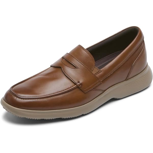 Florsheim Fitzgerald  brown leather slip on leather shoes men’s size 11 s-l400.jpg main image 3