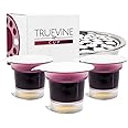 TrueVine Communion Cups and Wafer Set - Prefilled Cups with Bread Cracker & Grape Juice - Carefully Packaged & Easy to Open, Ideal First Communion, Church Services, Convenient & Hygienic (100 Count)