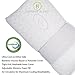 Bamboo Sleep PREMIUM Adjustable Comfort Pillow - Dual Cover Hypoallergenic Certipur-US Shredded Memory Foam - Queen Size