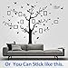 Wall Sticker - Art Stickers Waterproof Wall Decals, 6'(h) X 9'(w) Huge Size Family Photo Frame, Tree and Birds Pattern, for Home Kitchen Bedroom Living Room Decor