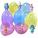 Toy Filled Jumbo Easter Eggs With Trolls Figurines, Set of 6