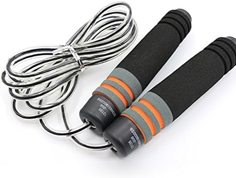 Adjustable Speed Jump Rope with Comfortable Foam Handles