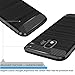 Dretal Galaxy J4 2018 Case, Carbon Fiber Shock Resistant Brushed Texture Soft TPU Phone case Anti-Fingerprint Flexible Full-Body Protective Cover for Samsung Galaxy J4 2018 (Black)