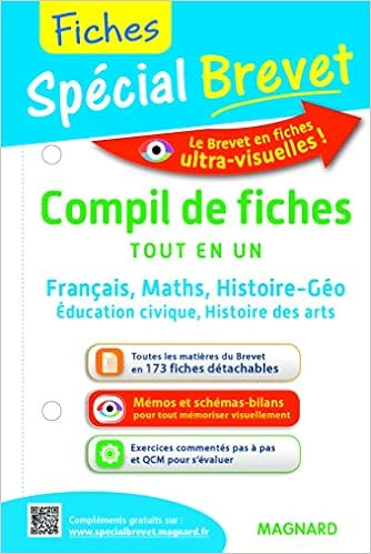 Amazon Fr Compil De Fiches Tout En Un 3e Francais Maths Histoire Geo Education Civique Histoire Des Arts Coly Sylvie Renouf Stephane Bouvier Frederic Livres