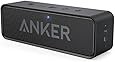 Anker SoundCore Bluetooth Speaker with 24-Hour Playtime, 66-Foot Bluetooth Range & Built-in Mic, Dual-Driver Portable Wireless Speaker with Low Harmonic Distortion and Superior Sound - Black