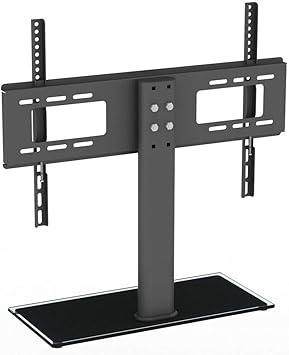 Amazon Com Laphz Universal Black Tv Stand 32 55 Inch Flat