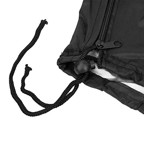 Bicaquu 210D Oxford Cloth Black PU Umbrella Cover Waterproof Anti-UV Anti-Dust Outdoor Use(240x57x57) - Thumbnail 6