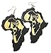 African American Women Earring Design, African Style Fashion Style Afro