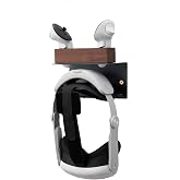 NIRVASH VR Wall Mount Storage Stand Holder Hook for Meta/Oculus Quest 3S/3/2/Pro/Rift-S/Valve Index/PS5 VR2/HTC Vive, Premium VR Headset Wall Hanger